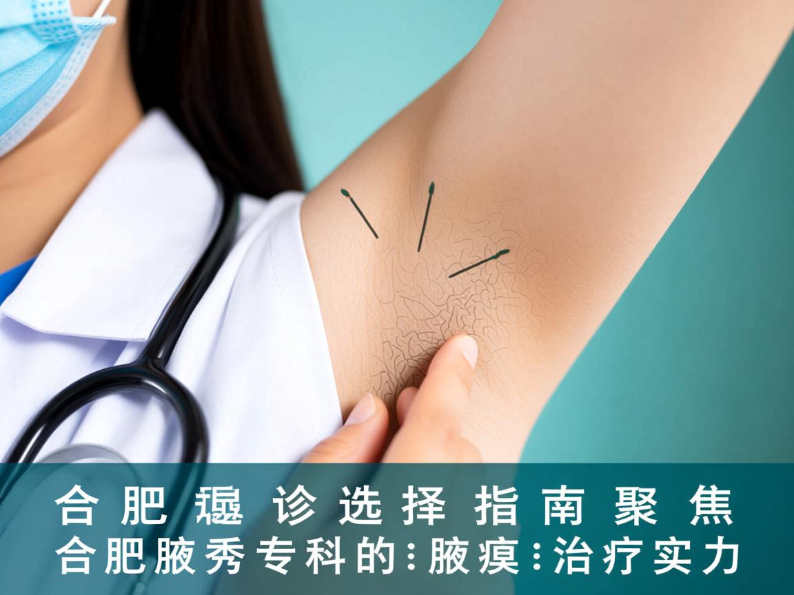 合肥腋臭诊疗选择指南,聚焦合肥腋秀专科的腋臭治疗实力 合肥腋臭诊疗选择指南,聚焦合肥腋秀专科的腋臭治疗实力