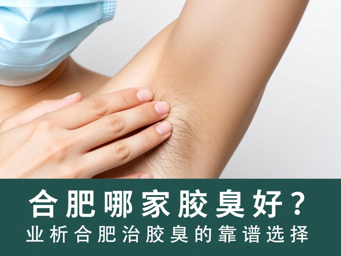 合肥哪家治腋臭好？专业解析合肥治腋臭的靠谱选择