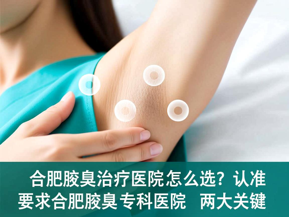 合肥腋臭治疗医院怎么选？认准合肥腋臭专科医院两大关键