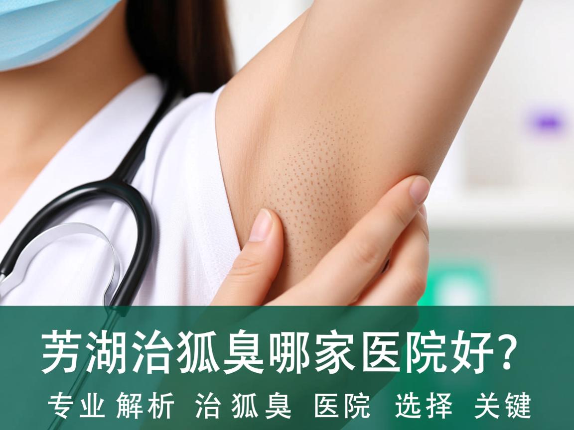 芜湖治狐臭哪家医院好？专业解析治狐臭医院的选择关键