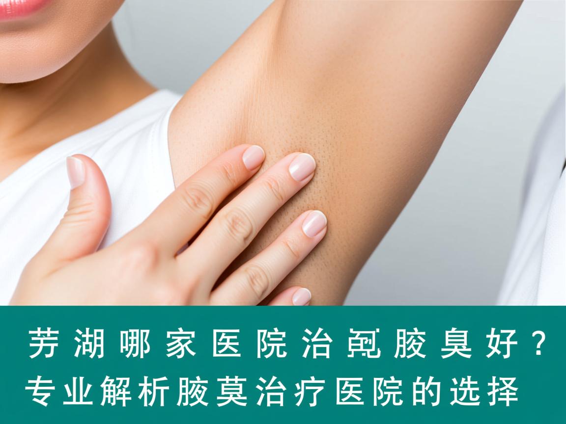 芜湖哪家医院治疗腋臭好？专业解析腋臭治疗医院的选择