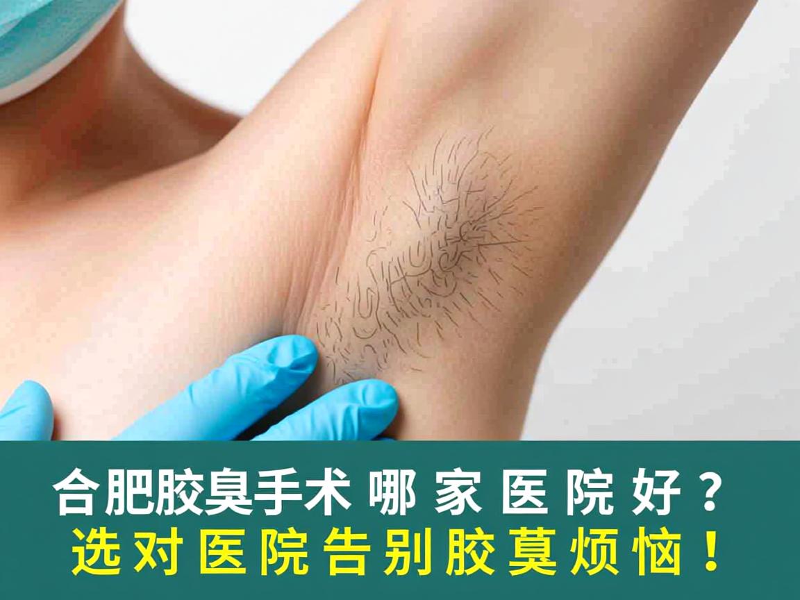 合肥腋臭手术哪家医院好？选对医院告别腋臭烦恼！