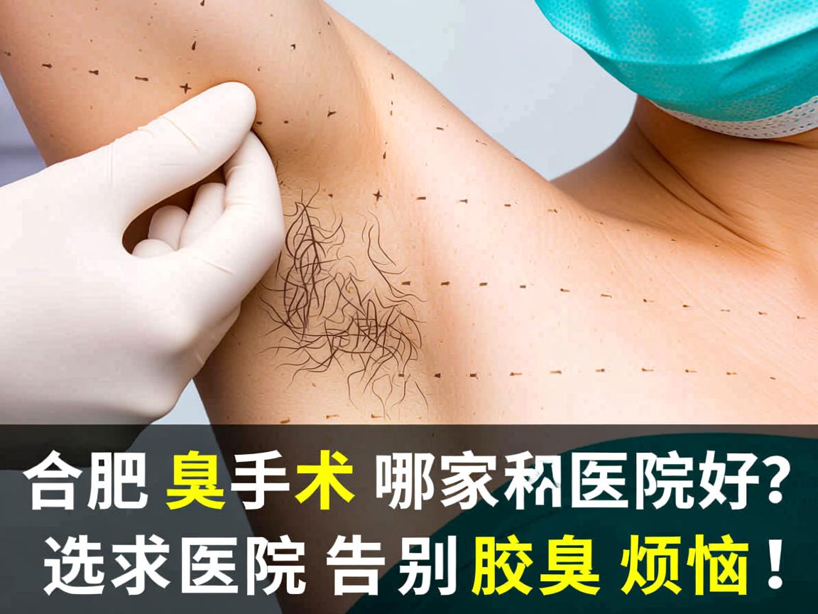 合肥腋臭手术哪家医院好？选对医院告别腋臭烦恼！