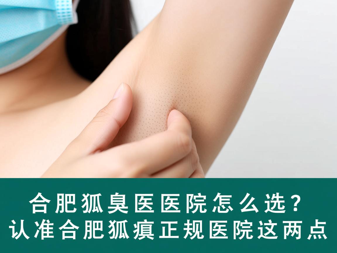 合肥狐臭医院怎么选?认准合肥狐臭正规医院这两点 合肥狐臭医院怎么选?认准合肥狐臭正规医院这两点