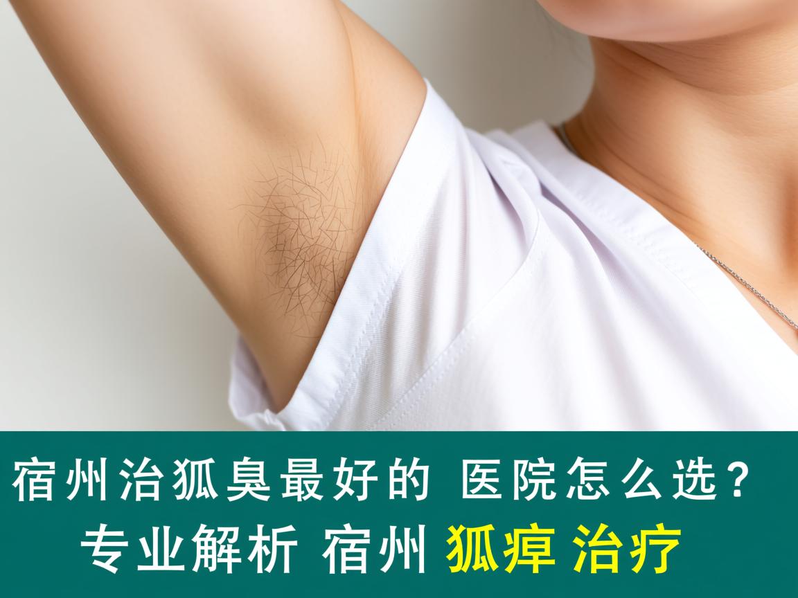 宿州治狐臭最好的医院怎么选？专业解析宿州狐臭治疗