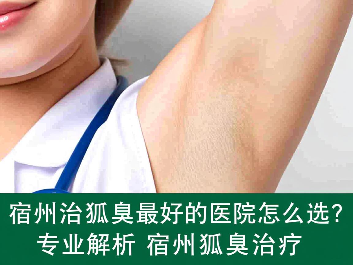 宿州治狐臭最好的医院怎么选？专业解析宿州狐臭治疗