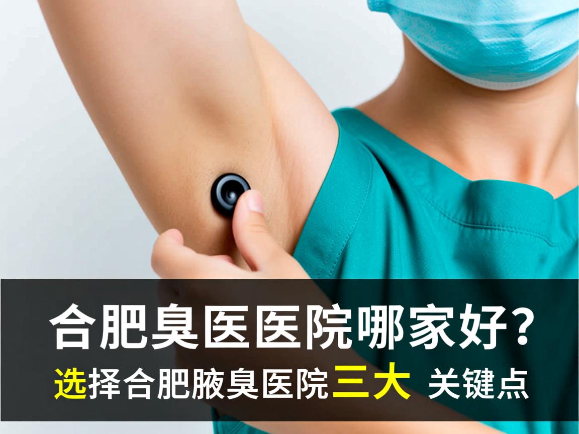 合肥腋臭医院哪家好?选择合肥腋臭医院的三大关键点 合肥腋臭医院哪家好?选择合肥腋臭医院的三大关键点