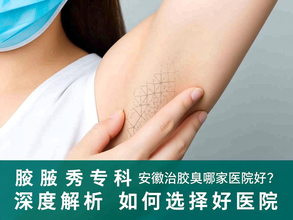 合肥腋秀腋臭专科，安徽治腋臭哪家医院好？深度解析如何选择好医院