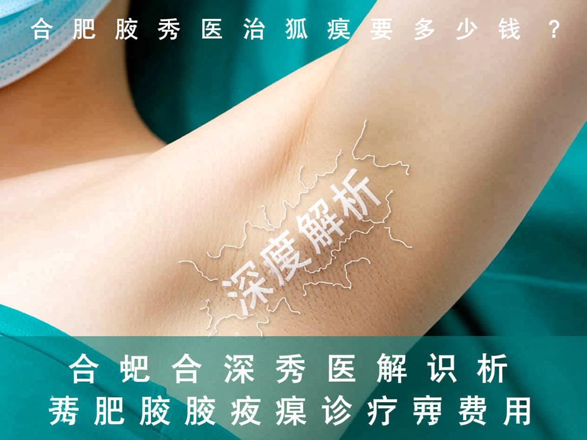 合肥腋秀医院治疗狐臭要多少钱？深度解析合肥腋秀腋臭诊疗费用