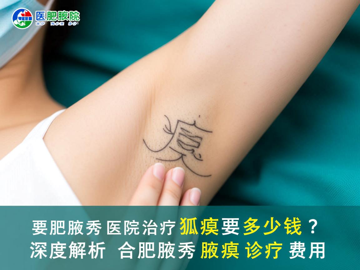 合肥腋秀医院治疗狐臭要多少钱？深度解析合肥腋秀腋臭诊疗费用