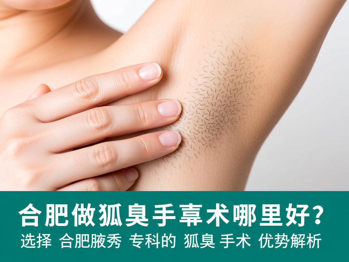 合肥做狐臭手术哪里好？选择合肥腋秀专科的狐臭手术优势解析