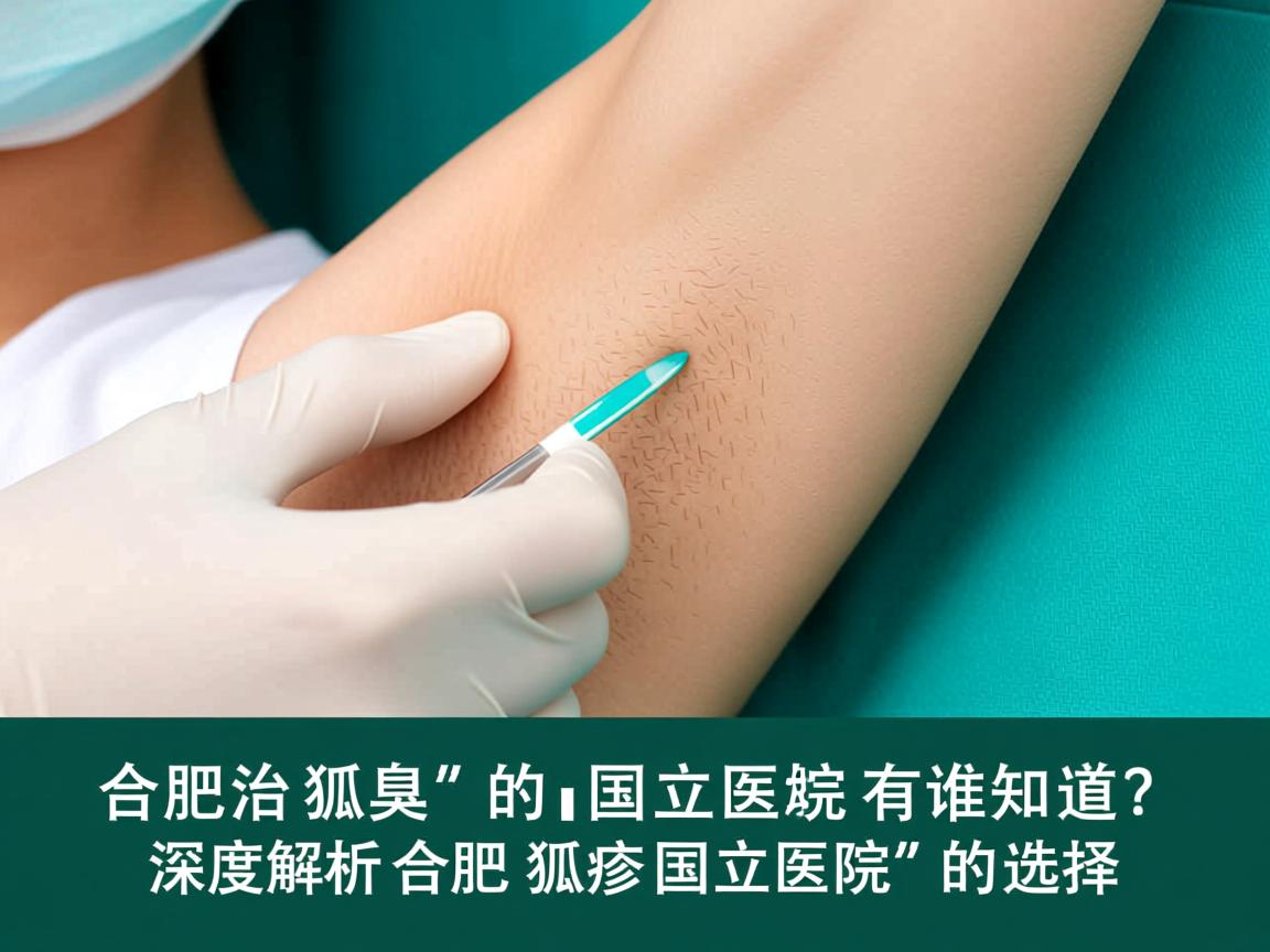 合肥治狐臭的国立医院有谁知道？深度解析合肥狐臭国立医院的选择