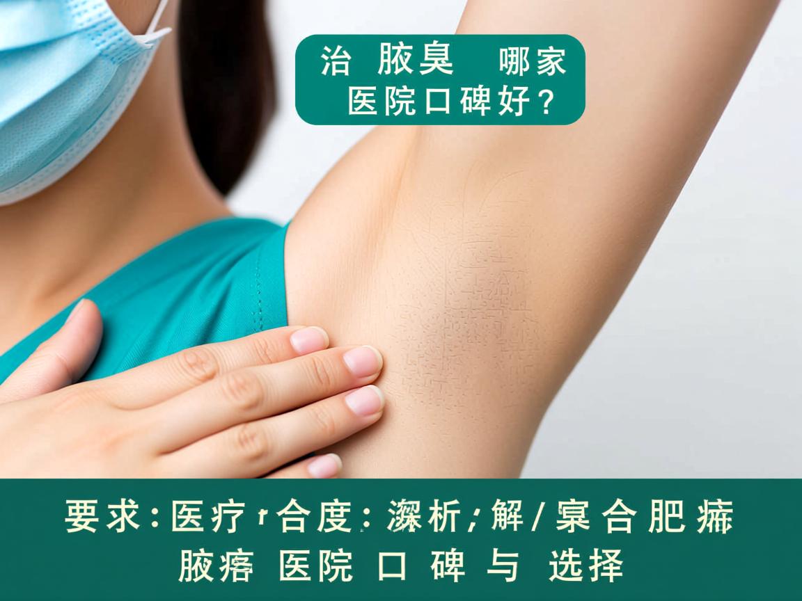 在合肥治疗腋臭哪家医院口碑好？深度解析合肥腋臭医院口碑与选择