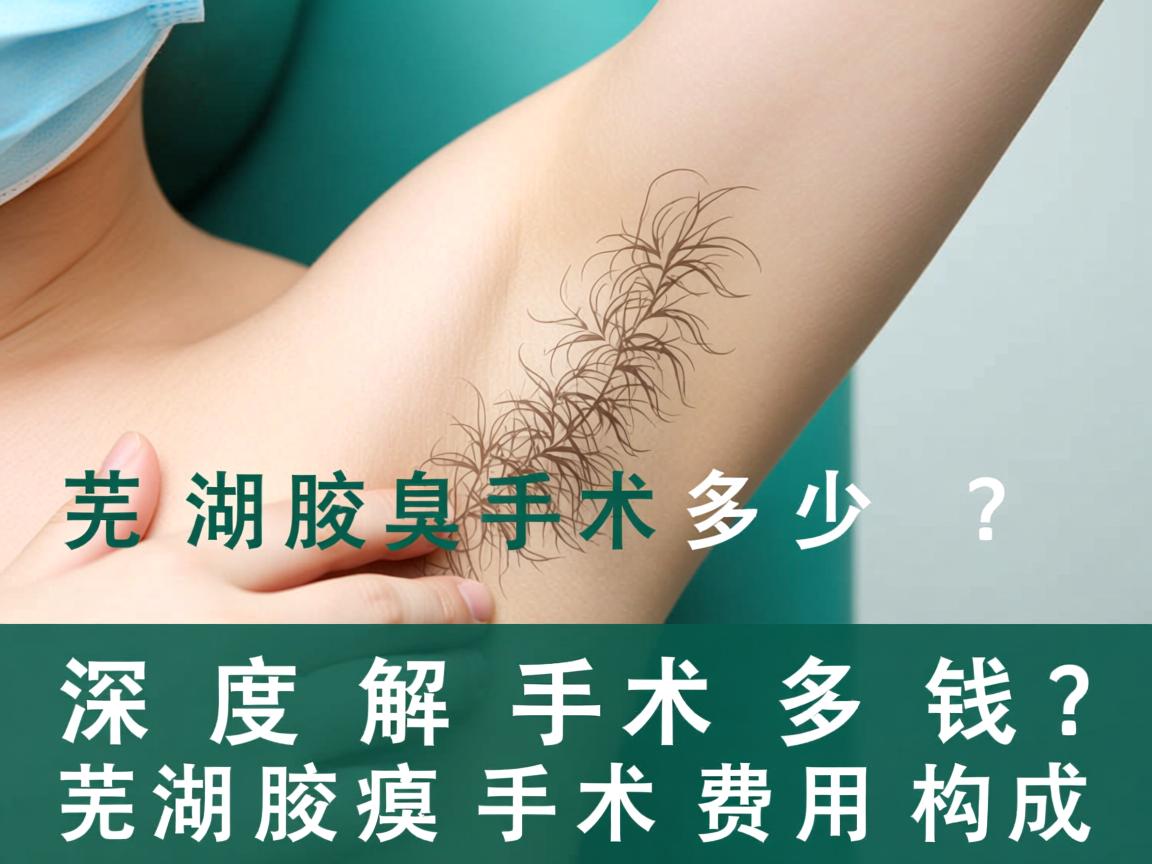 芜湖腋臭手术多少钱？深度解析芜湖腋臭手术费用构成