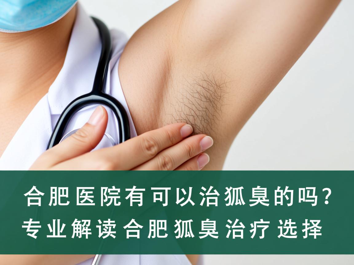 合肥医院有可以治狐臭的吗？专业解读合肥狐臭治疗选择