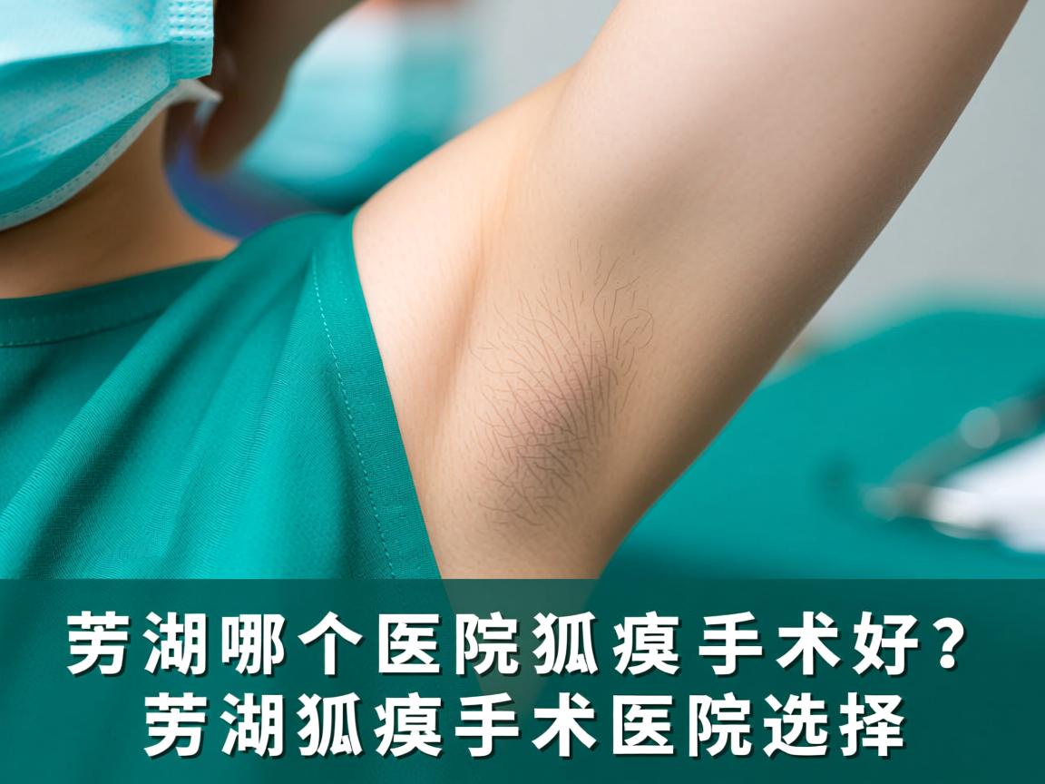 芜湖哪个医院开狐臭手术好?深度解析芜湖狐臭手术医院选择 芜湖哪个医院开狐臭手术好?深度解析芜湖狐臭手术医院选择