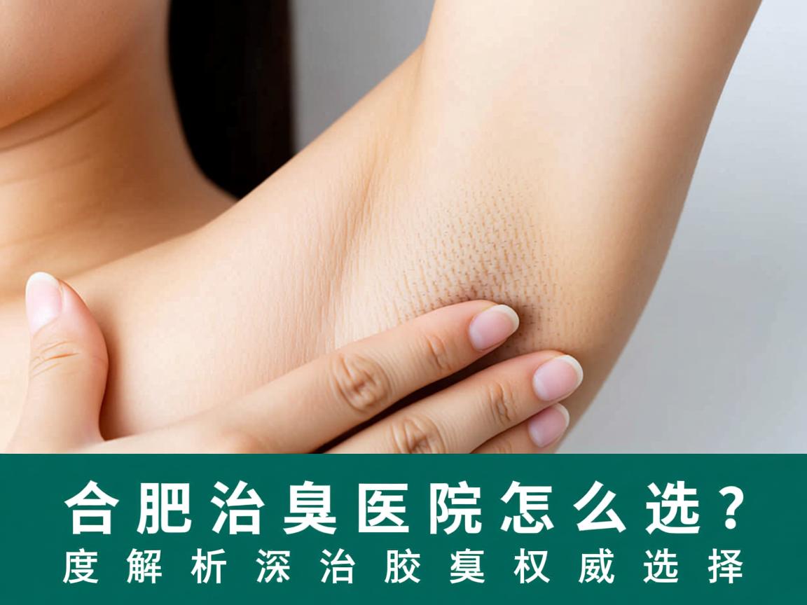 合肥治腋臭医院怎么选？深度解析合肥治腋臭的权威选择