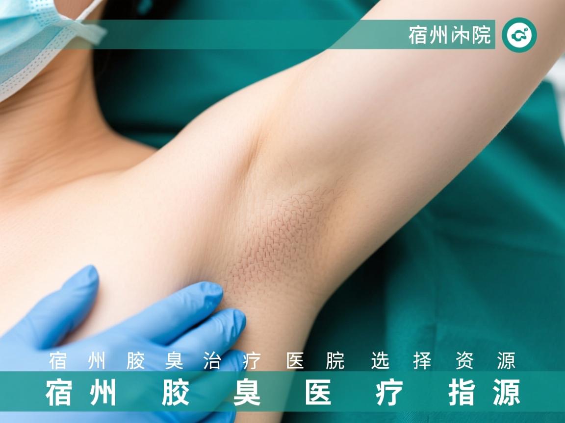 宿州腋臭治疗医院选择指南，详解宿州腋臭医疗资源