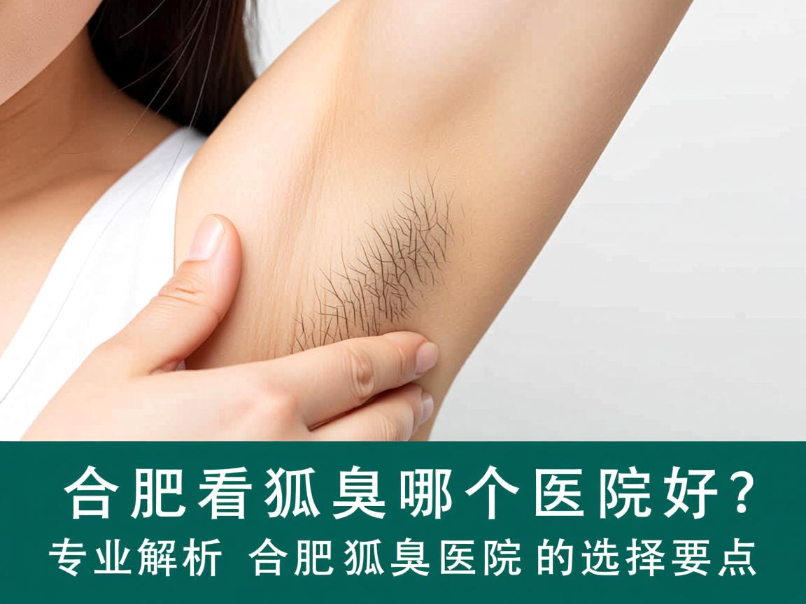 合肥看狐臭哪个医院好？专业解析合肥狐臭医院的选择要点