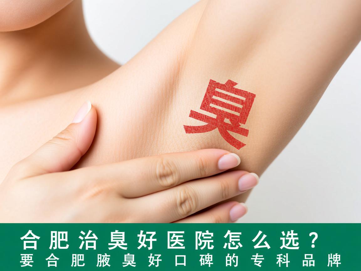 合肥治腋臭好医院怎么选？认准合肥治腋臭好口碑的专科品牌