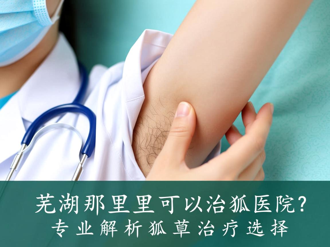 芜湖那里可以治狐臭的医院？专业解析狐臭治疗选择