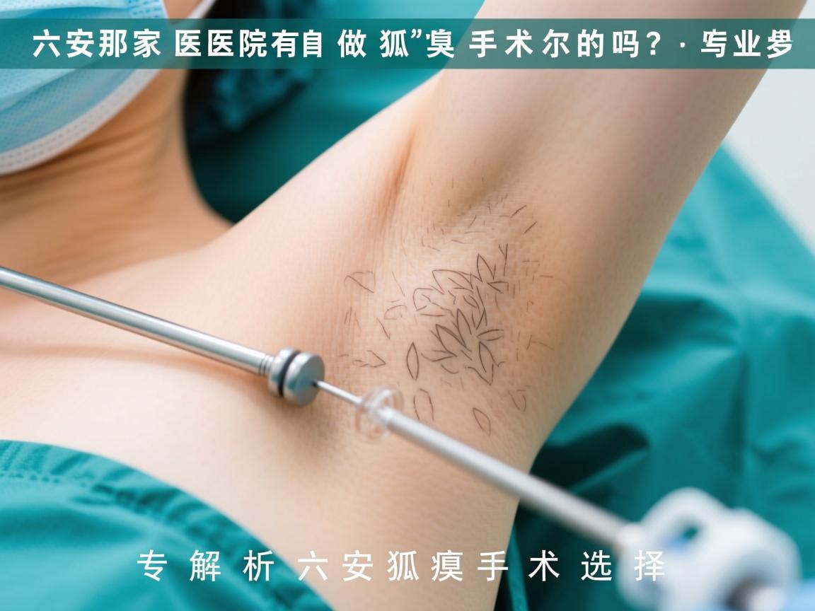 六安那家医院有做狐臭手术的吗？专业解析六安狐臭手术选择