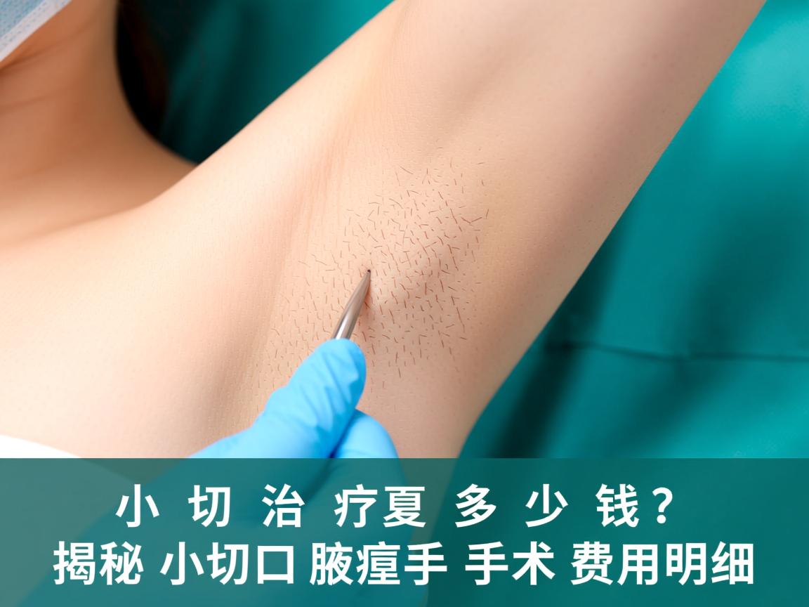 小切口治疗腋臭多少钱？揭秘小切口腋臭手术费用明细