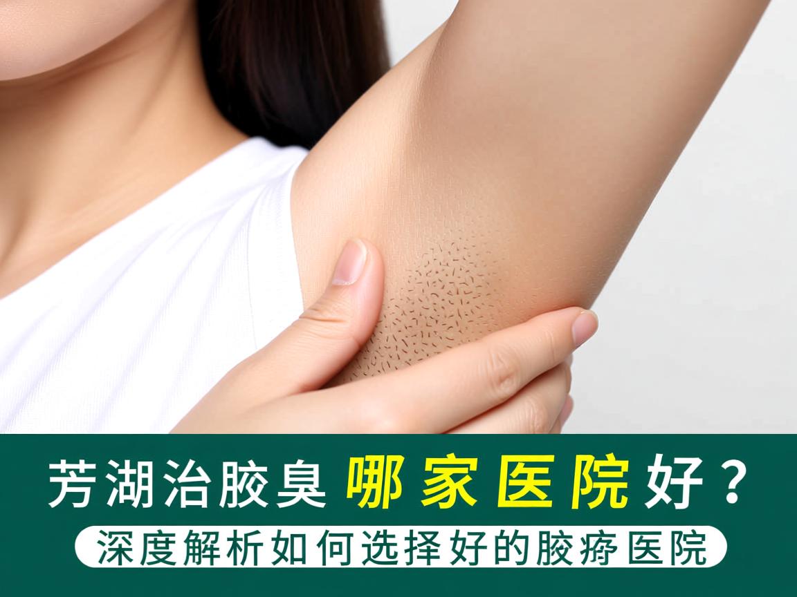 芜湖治腋臭哪家医院好？深度解析如何选择好的腋臭医院