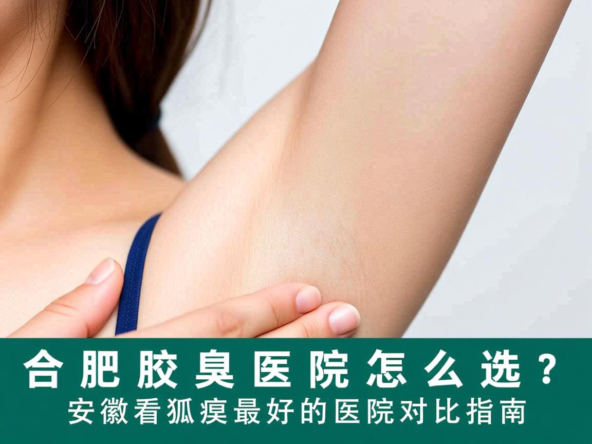 合肥腋臭医院怎么选？安徽看狐臭最好的医院对比指南