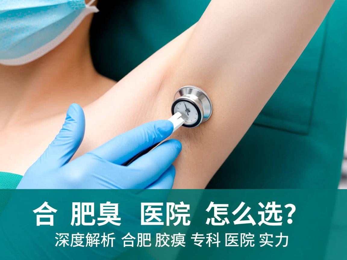 合肥腋臭医院怎么选？深度解析合肥腋臭专科医院实力