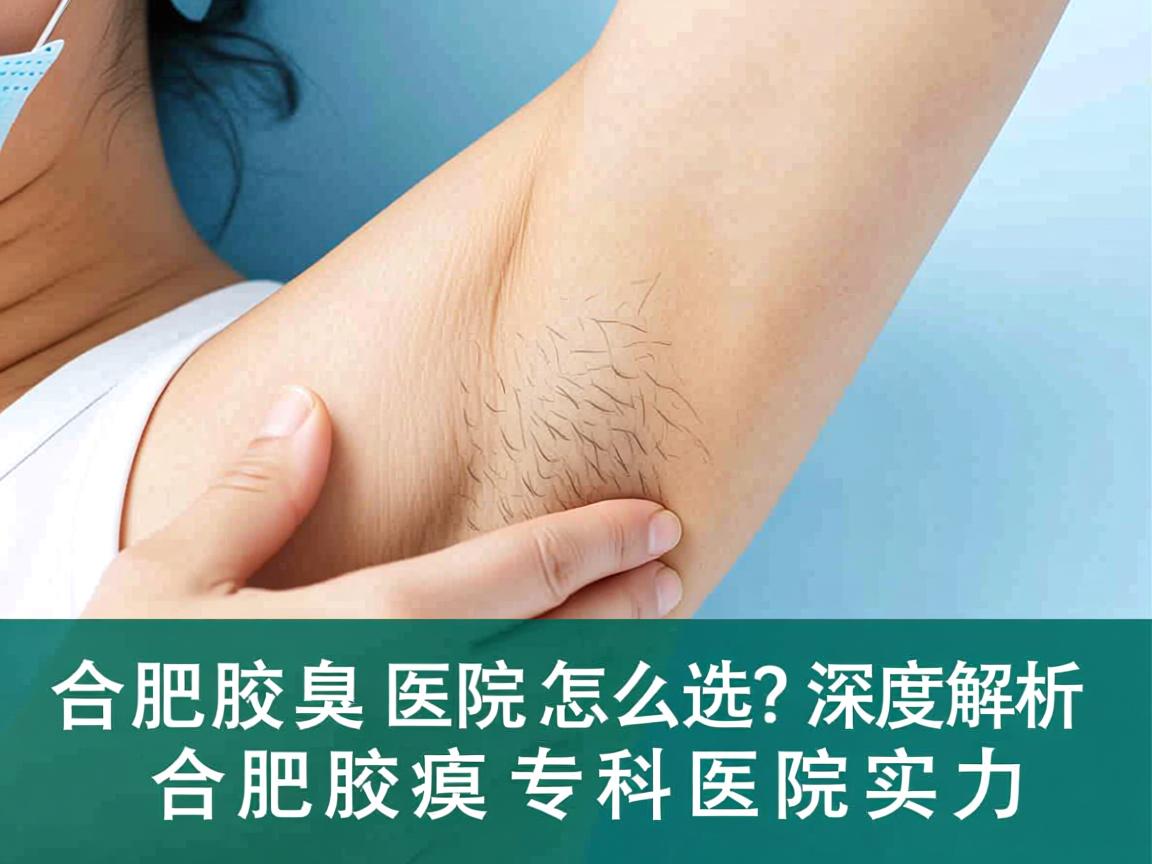 合肥腋臭医院怎么选？深度解析合肥腋臭专科医院实力