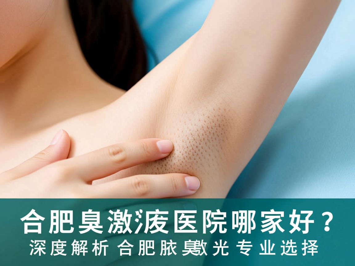 合肥腋臭激光医院哪家好？深度解析合肥腋臭激光专业选择