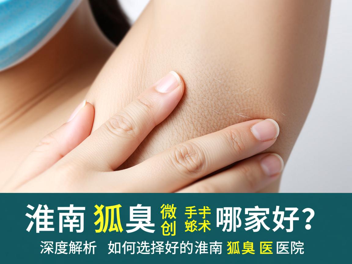 淮南狐臭微创手术哪家好？深度解析如何选择好的淮南狐臭医院