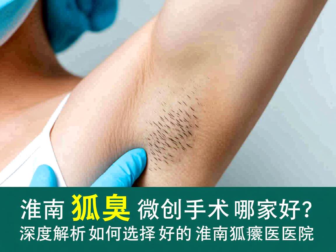淮南狐臭微创手术哪家好？深度解析如何选择好的淮南狐臭医院