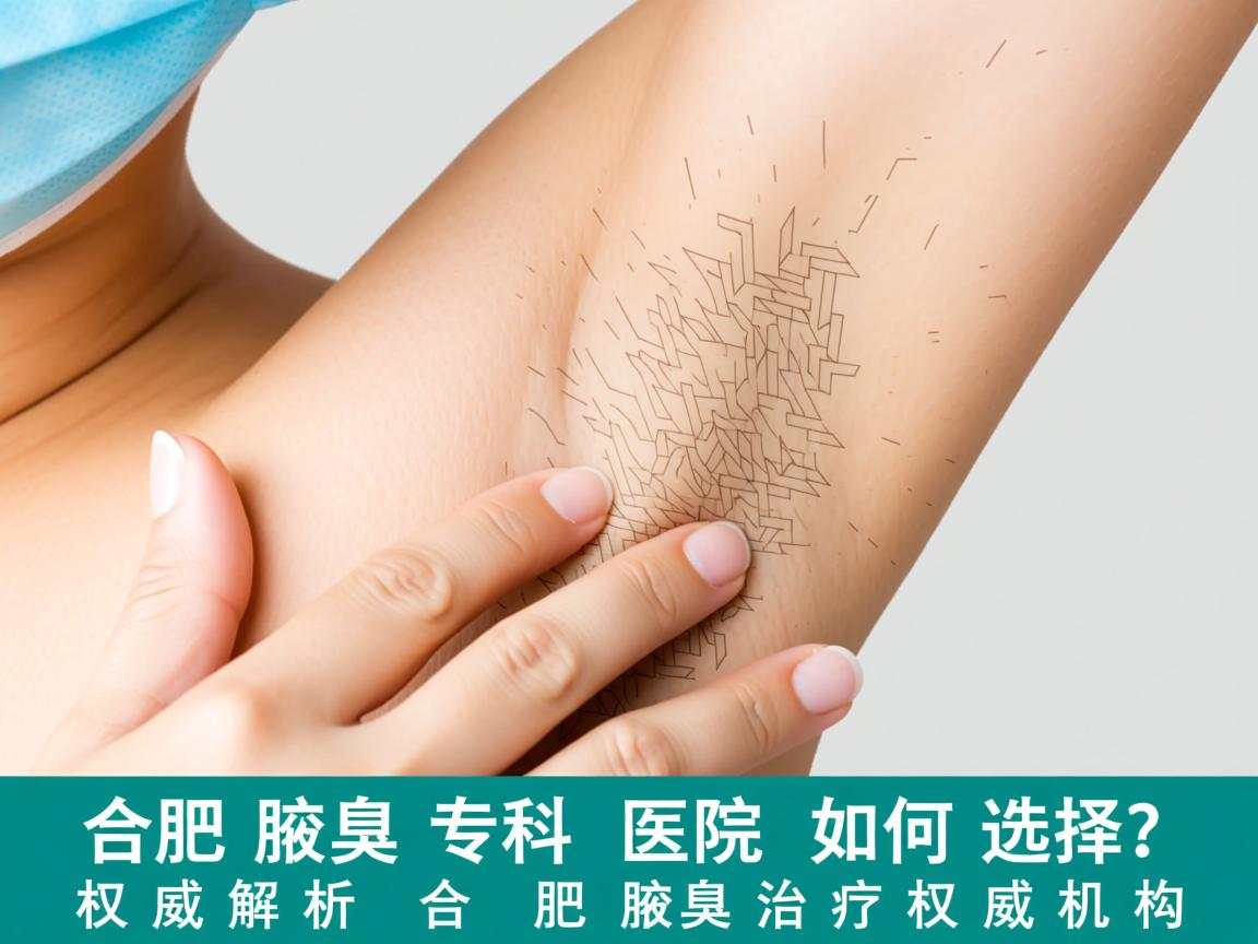 合肥腋臭专科医院如何选择？权威解析合肥腋臭治疗权威机构