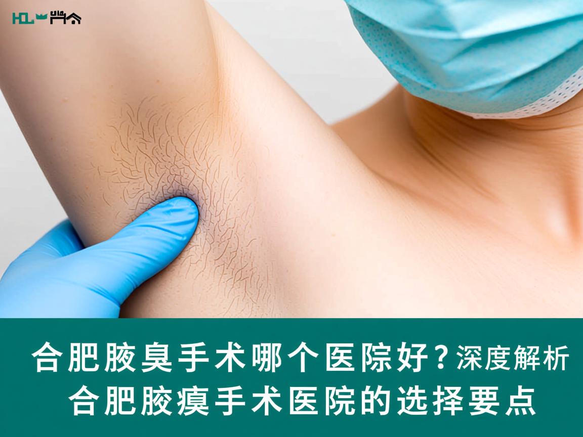 合肥腋臭手术哪个医院好？深度解析合肥腋臭手术医院的选择要点