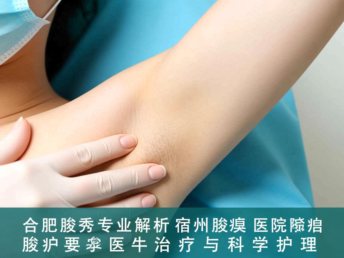 合肥腋秀专业解析，宿州腋臭医院的腋臭治疗与科学护理