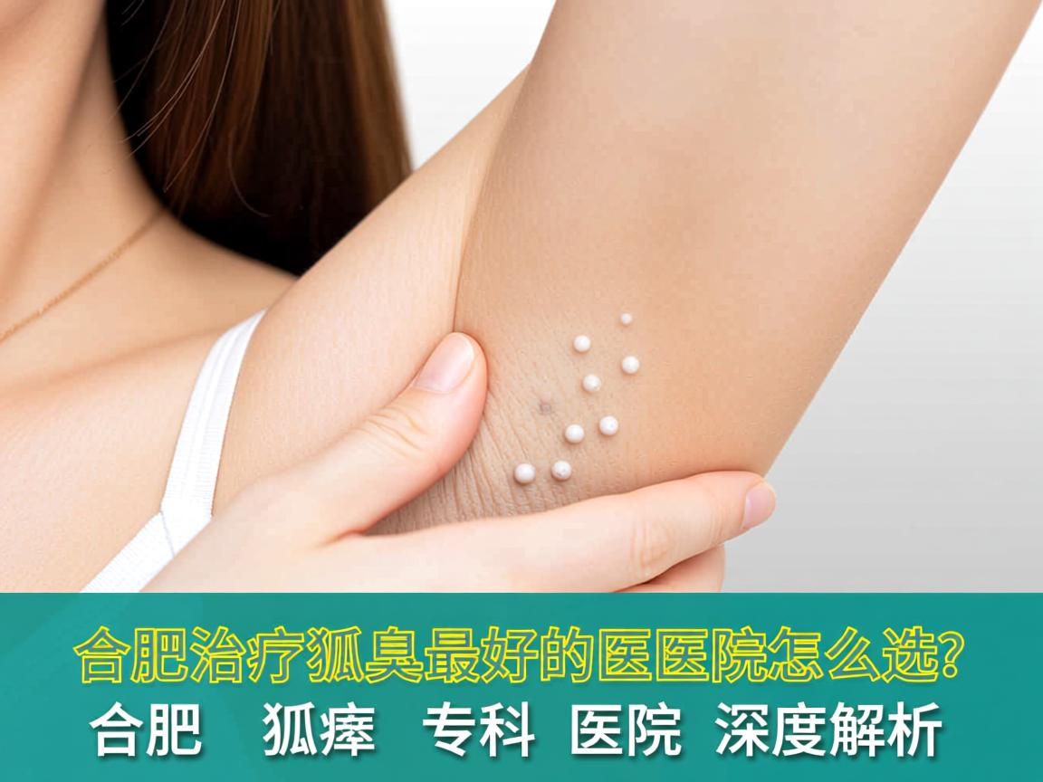 合肥治疗狐臭最好的医院怎么选？合肥狐臭专科医院深度解析