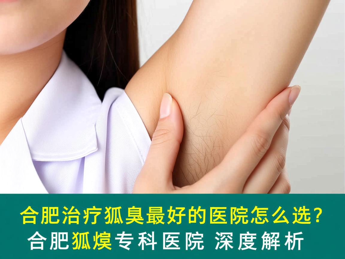 合肥治疗狐臭最好的医院怎么选？合肥狐臭专科医院深度解析