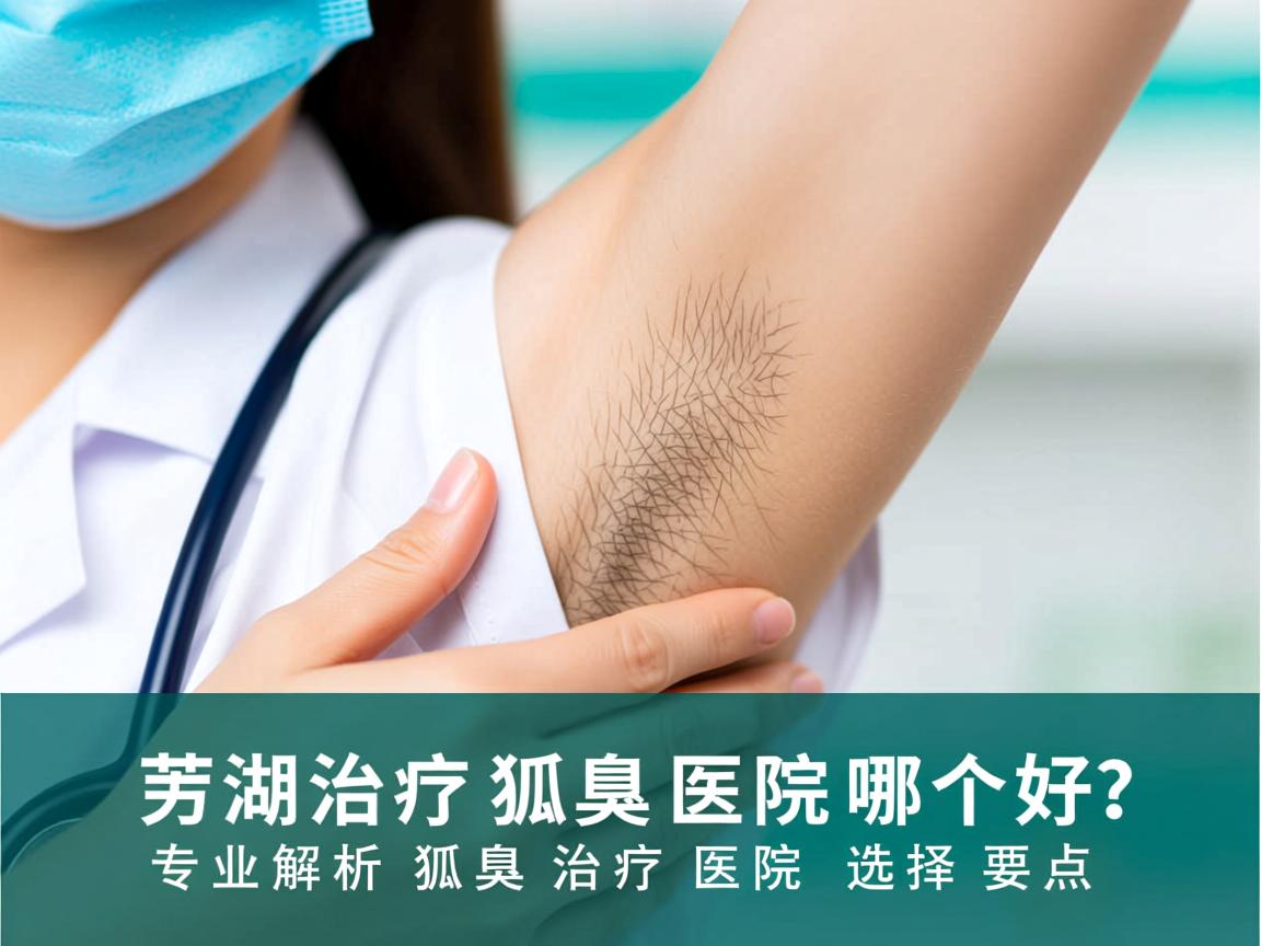 芜湖治疗狐臭医院哪个好？专业解析狐臭治疗医院的选择要点