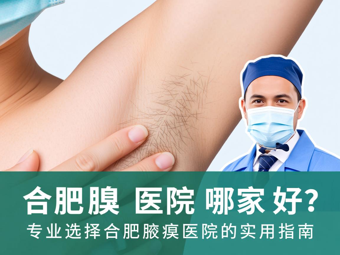 合肥腋臭医院哪家好？专业选择合肥腋臭医院的实用指南