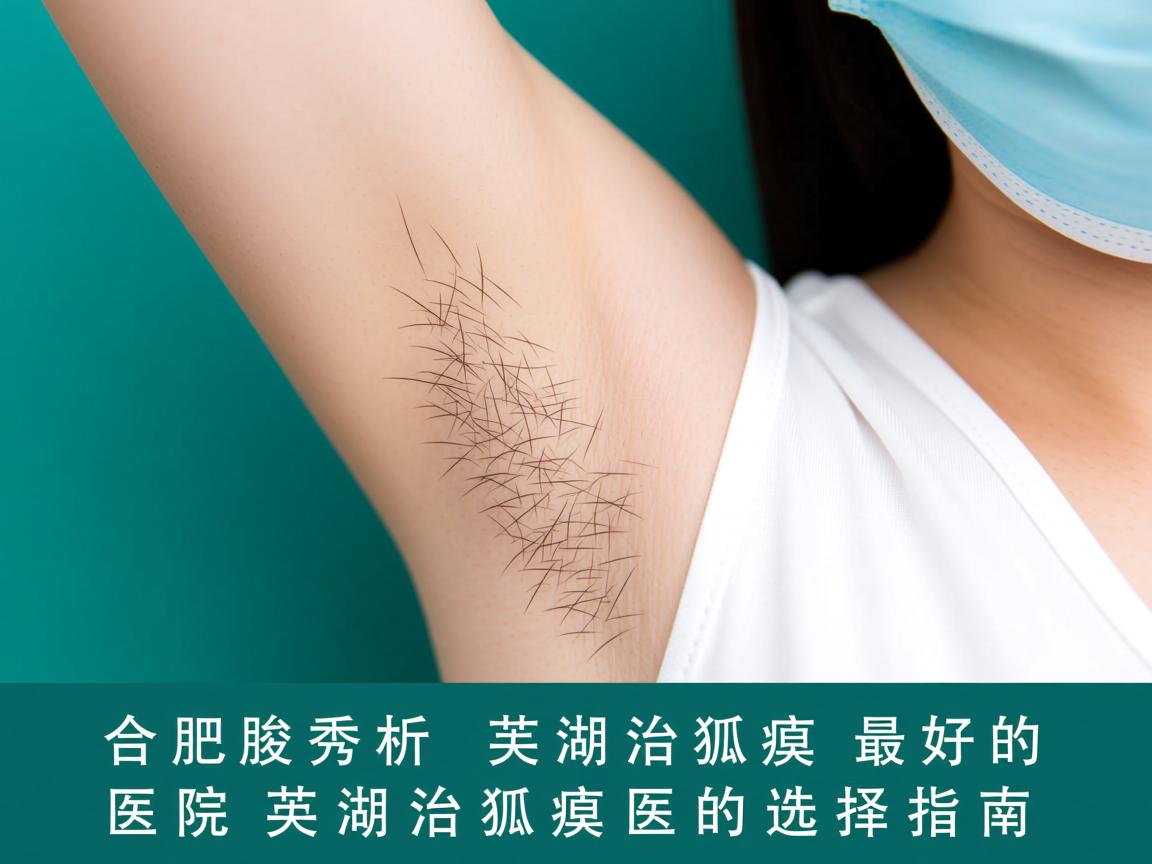 合肥腋秀解析，芜湖治狐臭最好的医院，芜湖治狐臭医院选择指南