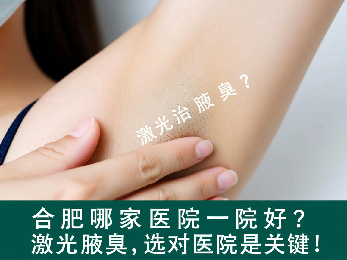合肥哪家医院好？激光治腋臭，选对医院是关键！