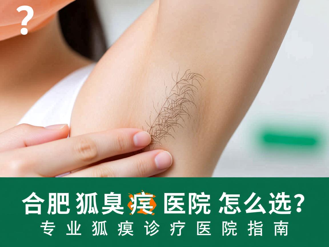 合肥狐臭医院怎么选？专业狐臭诊疗医院指南