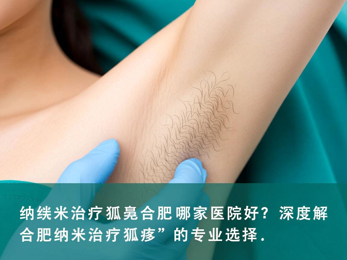 纳米治疗狐臭合肥哪家医院好？深度解析合肥纳米治疗狐臭的专业选择