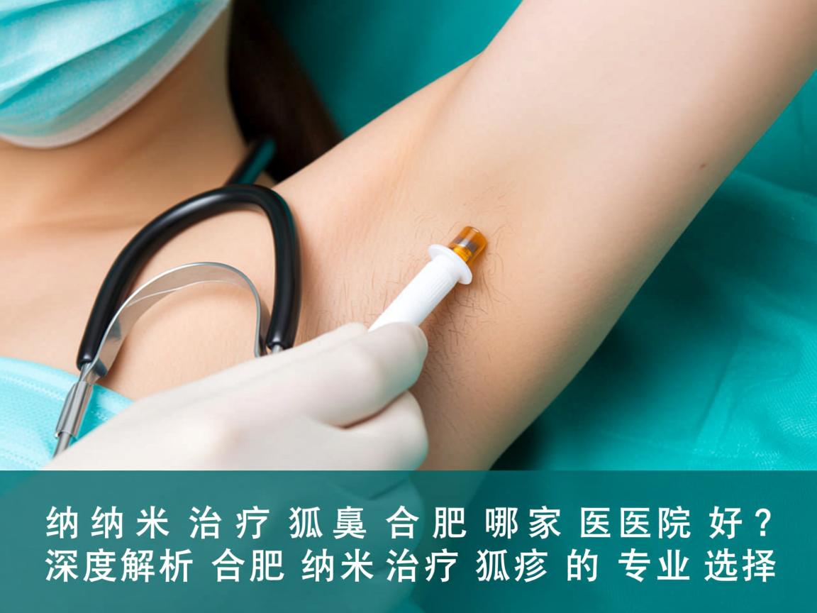 纳米治疗狐臭合肥哪家医院好？深度解析合肥纳米治疗狐臭的专业选择