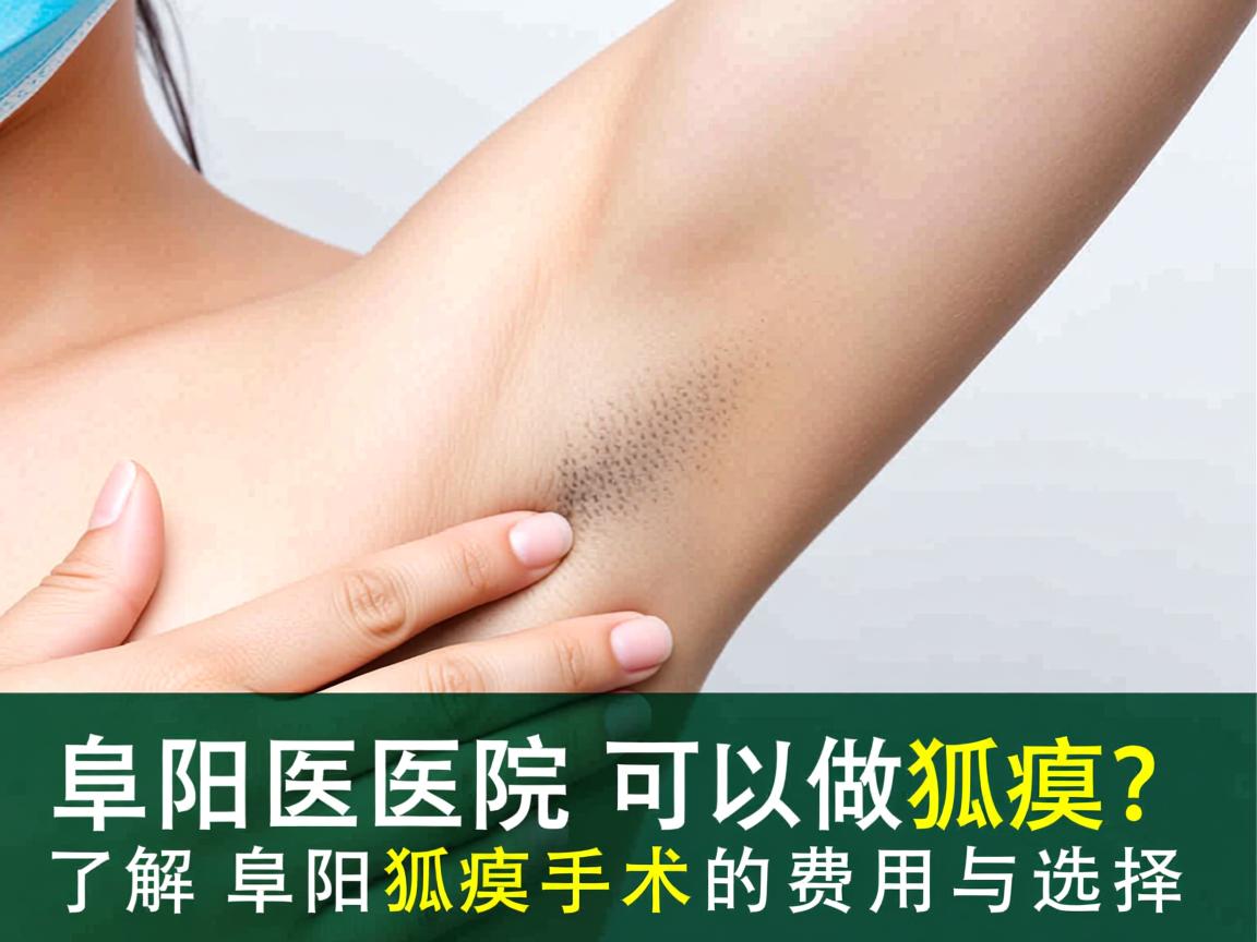 阜阳医院可以做狐臭吗?了解阜阳狐臭手术的费用与选择 阜阳医院可以做狐臭吗?了解阜阳狐臭手术的费用与选择