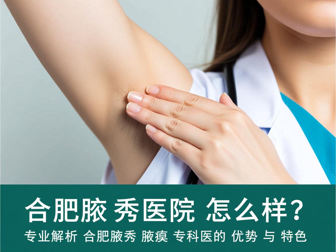 合肥腋秀腋臭医院怎么样?专业解析合肥腋秀腋臭专科的优势与特色 合肥腋秀腋臭医院怎么样?专业解析合肥腋秀腋臭专科的优势与特色