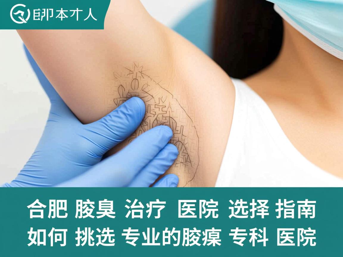 合肥腋臭治疗医院选择指南,如何挑选专业的腋臭专科医院 合肥腋臭治疗医院选择指南,如何挑选专业的腋臭专科医院