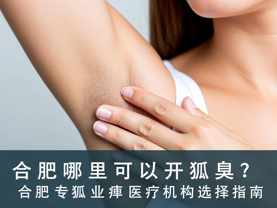 合肥哪里可以开狐臭？合肥专业狐臭医疗机构选择指南